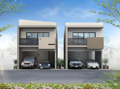 【外観パース】 | 北谷町吉原Ⅲ（全2棟）2号棟 | 外観パースです