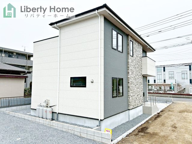 水戸市小吹町2期　新築戸建　1号棟の外観