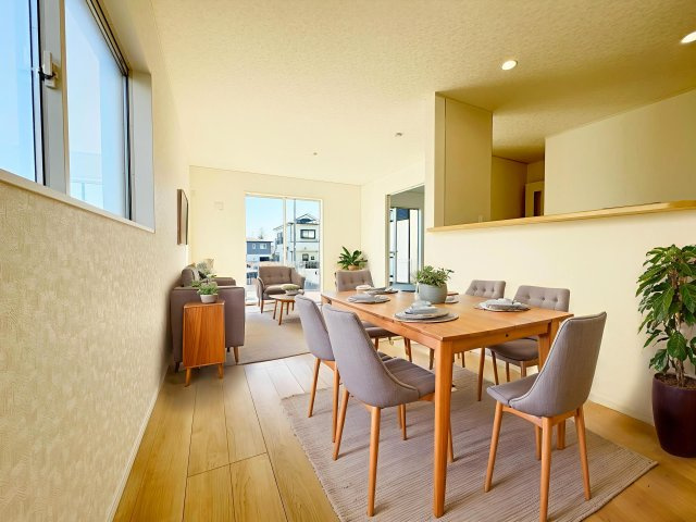 飯能市双柳・全14棟　新築一戸建　9号棟　～LDK16.5帖～の内装|（家具はCG画像での表示になります）