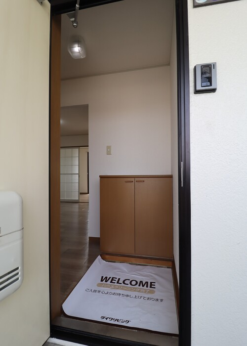 グリーンフィールズ　A棟の玄関