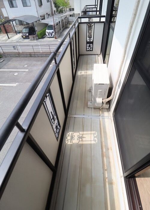 グリーンフィールズ　A棟のバルコニー