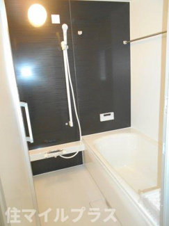 【浴室】 | 郡山市開成5丁目新築一戸建て3棟 | 落ち着いた空間のお風呂です