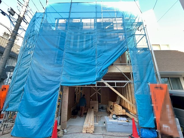 渋谷区笹塚2丁目　新築戸建の外観|現地ご見学希望・資料請求などお気軽にお問い合わせ下さい！
03-5990-5201