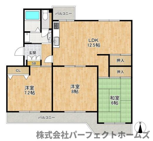 藤阪ハイツA1棟の間取り