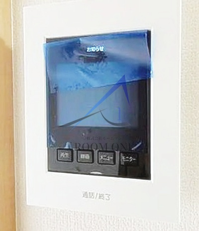 ハウスハッピーライフのセキュリティ|モニター付きインターホンです。