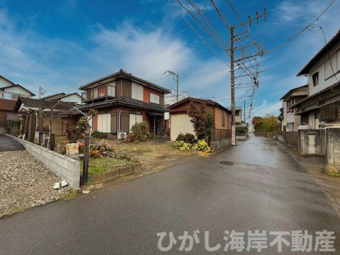 茅ヶ崎市西久保　売地の前面道路含む現地写真|現地外観