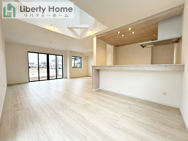 水戸市小吹町2期　新築戸建　3号棟の居間・リビング