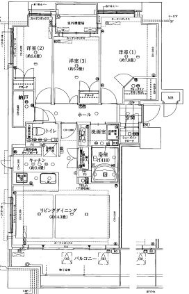 【間取り】 | パークホームズ警固本通り☆仲介手数料無料☆