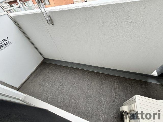 リブネスコート大阪大学前のバルコニー