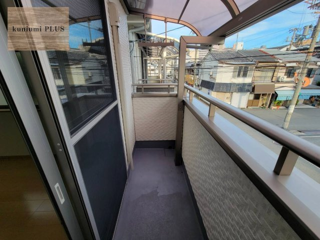 東大阪市御厨東1丁目のバルコニー