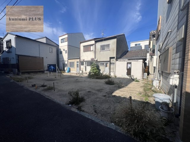 大阪市城東区野江3丁目　1号地の前面道路含む現地写真