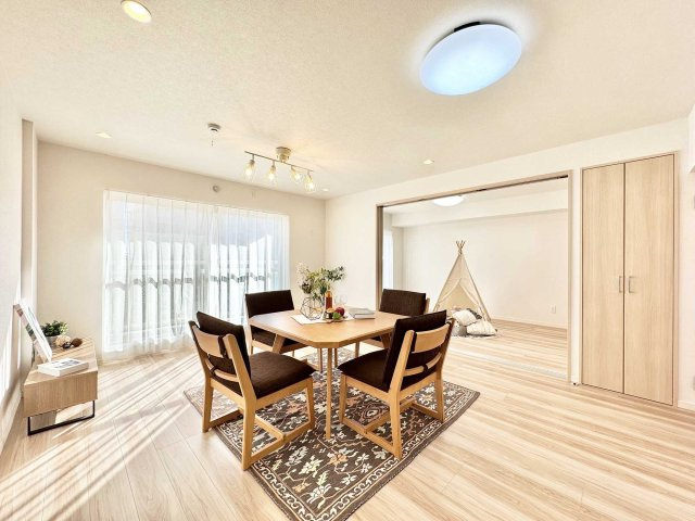 アーデル西千葉の居間・リビング|リビング/施工例