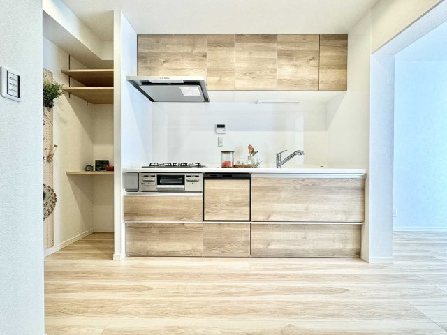 アーデル西千葉のキッチン|キッチン/施工例◆片付けが楽になる食洗器付き