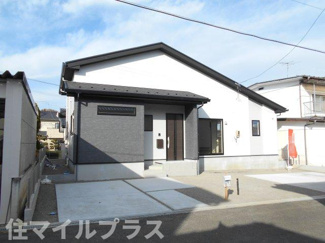 【外観】 | 福島市松川町新築一戸建て1棟 | 外観は落ち着いています