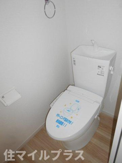 【トイレ】 | 福島市松川町新築一戸建て1棟 | コンパクトで使いやすいトイレです