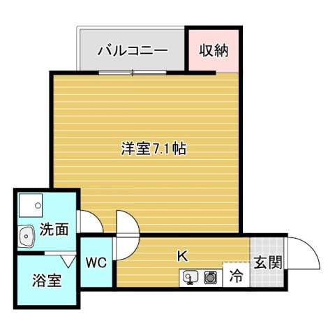 【IDC】REGIA IKEDA CITY TENJINの間取り