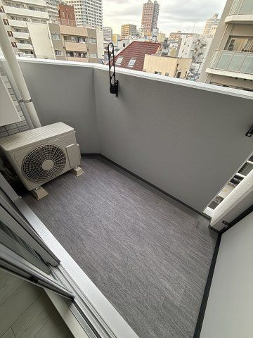 Alivis都島北通のバルコニー