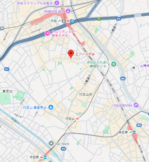 【地図】 | ピアース渋谷