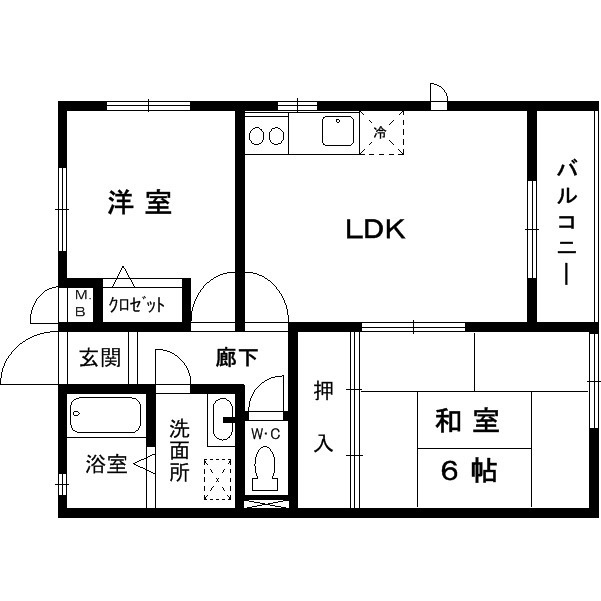 ヒルズコート御影山手の間取り
