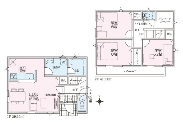 新築戸建　駿東郡清水町玉川第２　全１棟の間取り
