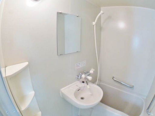 甲南灘コーポラスの洗面所