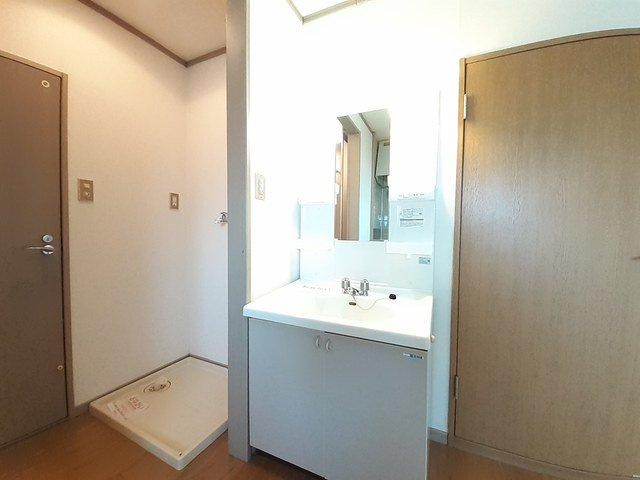 半田ミリオンシティの洗面所|スペースが確保できる洗面所です