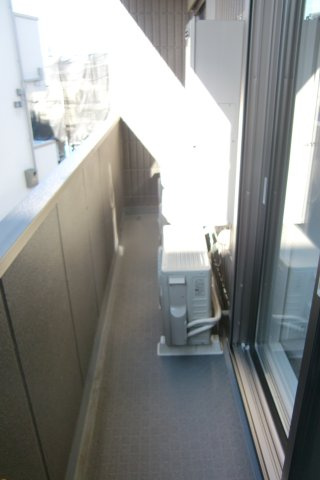 けやきヒルズWESTのバルコニー