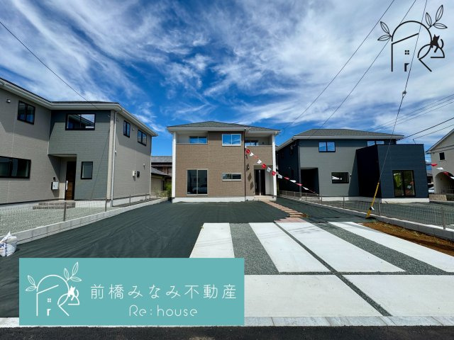 北群馬郡吉岡町大久保9期　２号棟(全３棟)　アーバンスタイル　新築建売分譲の外観|外観は落ち着いています