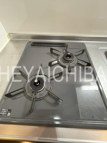 GRANDE菊川のキッチン|2口ガスコンロ