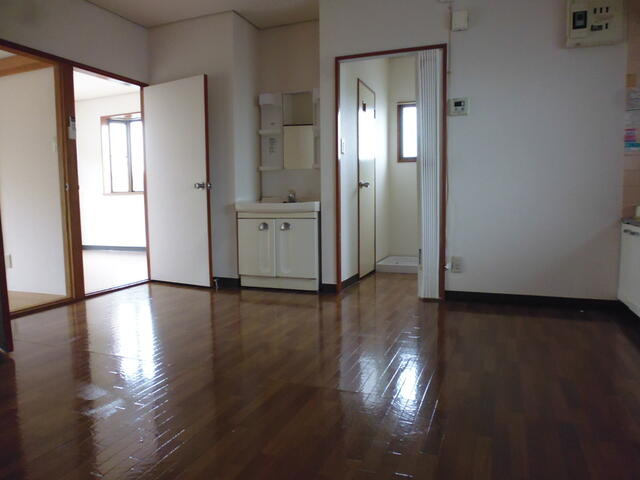 ホワイトマンションの洗面所