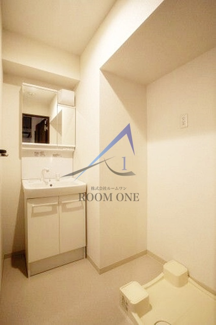 グラティチュード武蔵新城の洗面所|洗面台です。