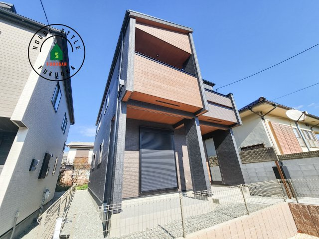 福岡市東区青葉6丁目第2-2棟（2号棟）の外観|デザイン性のある外観です。