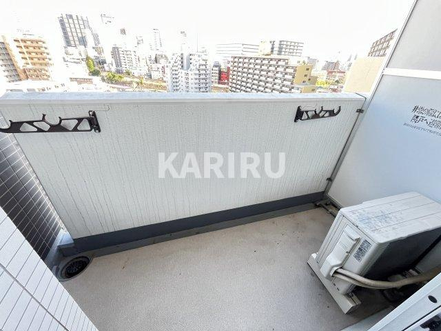 レジュールアッシュ京橋クロスのバルコニー