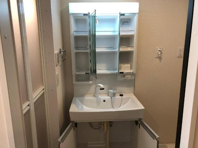 ヴィラ・ツリーサイドの洗面所