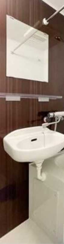 デュオメゾン三軒茶屋　デザイナーズ　築浅　TVドアホンの洗面所