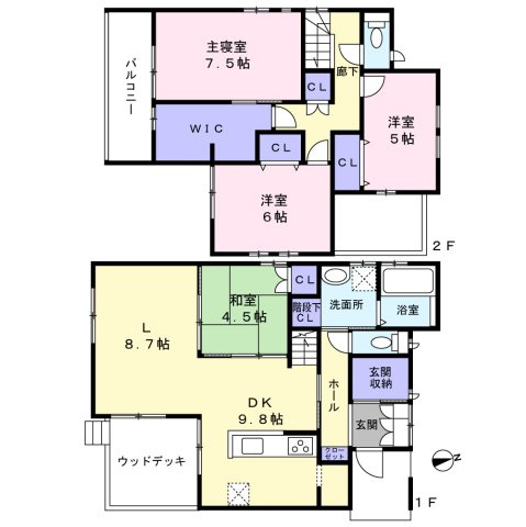 【間取り】 | 小牧市大字文津字池田248₋3