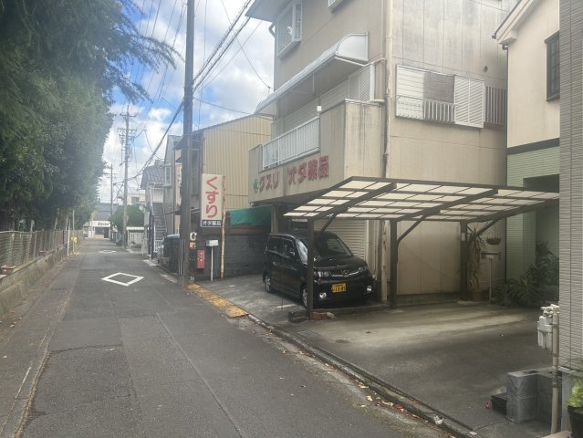 静岡市駿河区中田2丁目　土地の前面道路含む現地写真
