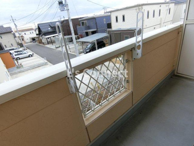 【バルコニー】 | エクステージＹＡＭＡＴＯⅡ番館 | ２階にはベランダがあります。