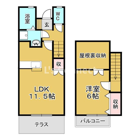 【間取り】 | エクステージＹＡＭＡＴＯⅡ番館
