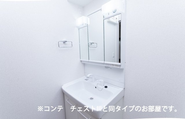 ライム周南の洗面所