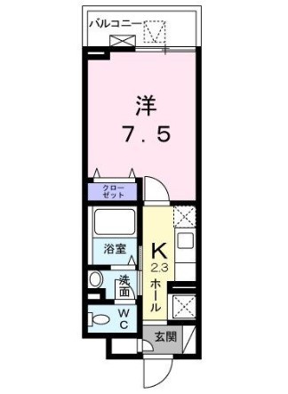 フォーシーズン蓮根の間取り