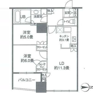 【間取り】 | カスタリアタワー品川シーサイド