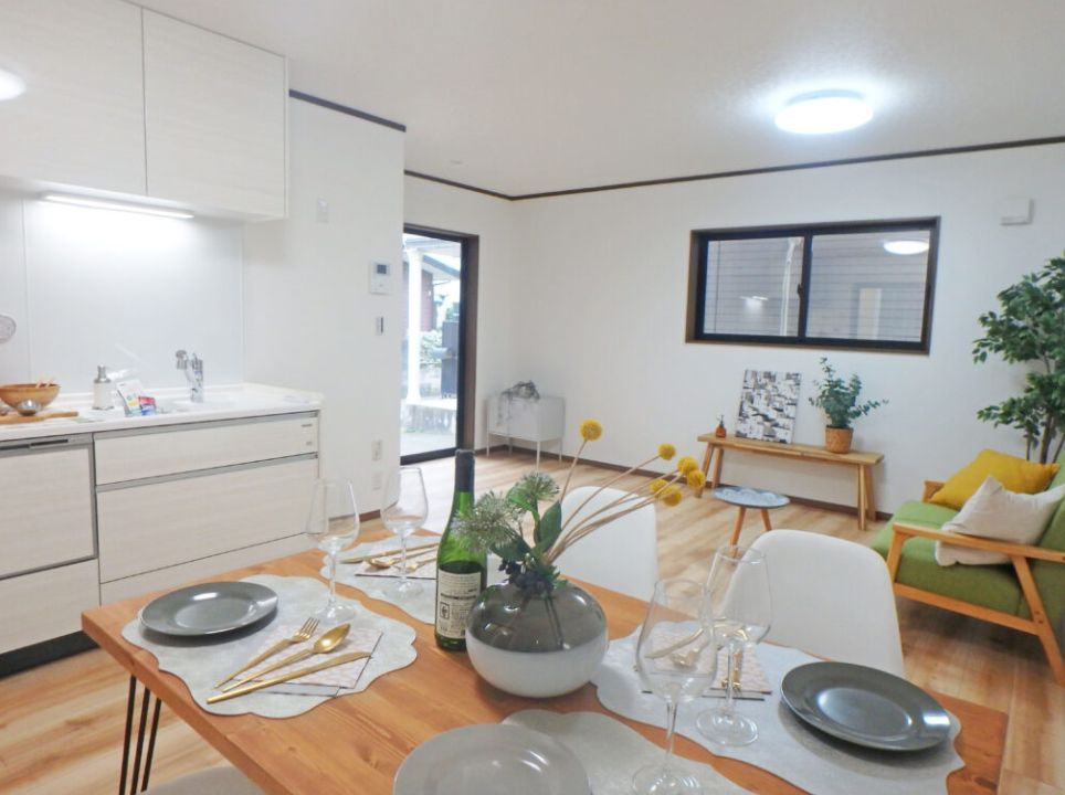 綾瀬市上土棚南2丁目　中古戸建のキッチン|ダイニングキッチン