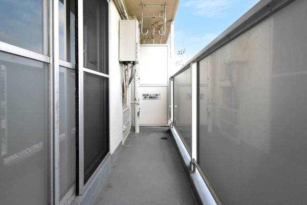 ビレッジハウス柳田2号棟のバルコニー|ビレッジハウスの同一物件・同一タイプの間取りの写真です