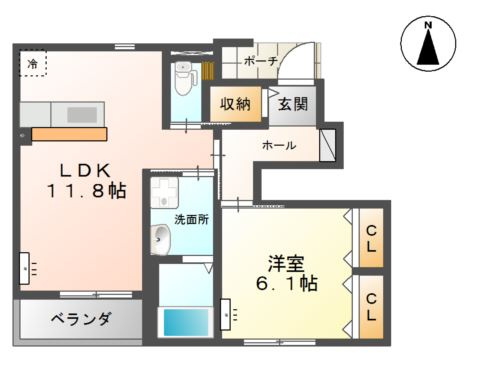 マロン・フローラの間取り