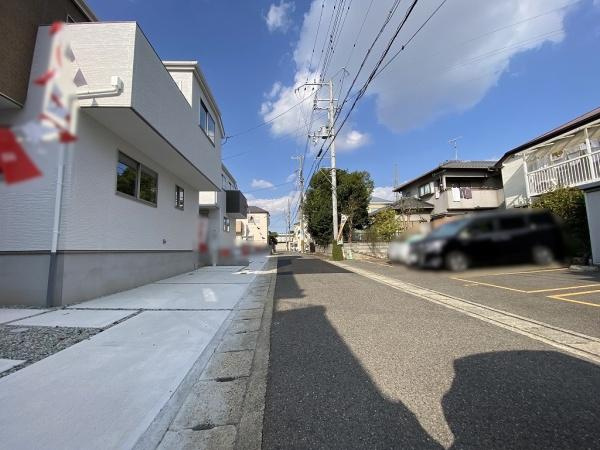 【前面道路含む現地写真】 | 明石市西明石東町1期2号棟　新築戸建