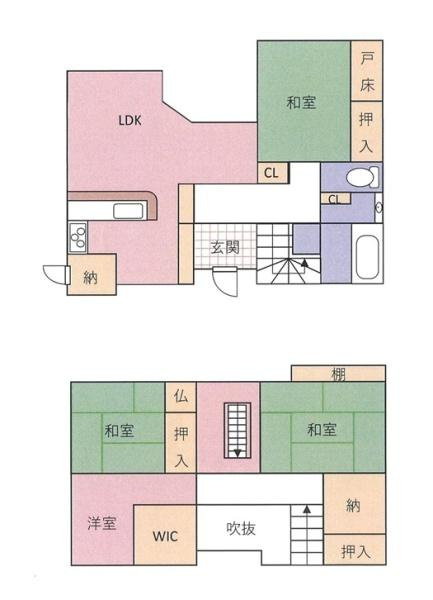 和歌山市西浜　中古戸建の間取り