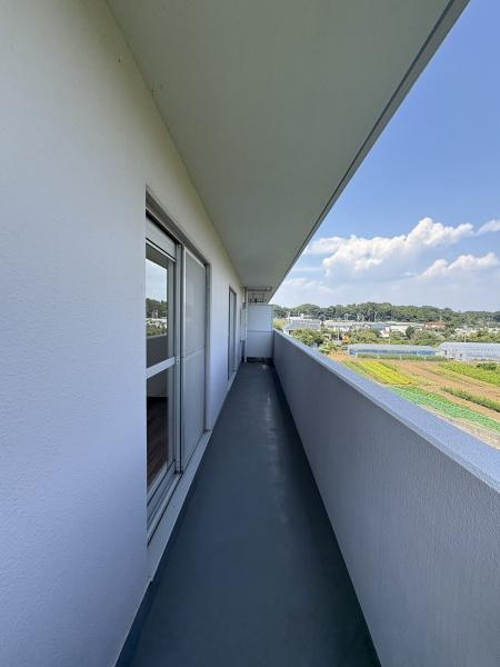 ホーユウパレスひなた山のバルコニー