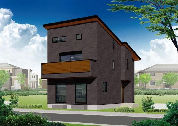 茅ヶ崎市南湖６丁目の新築一戸建の外観|建物外観イメージパース