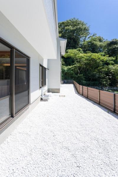 鎌倉市材木座４丁目の中古一戸建の庭